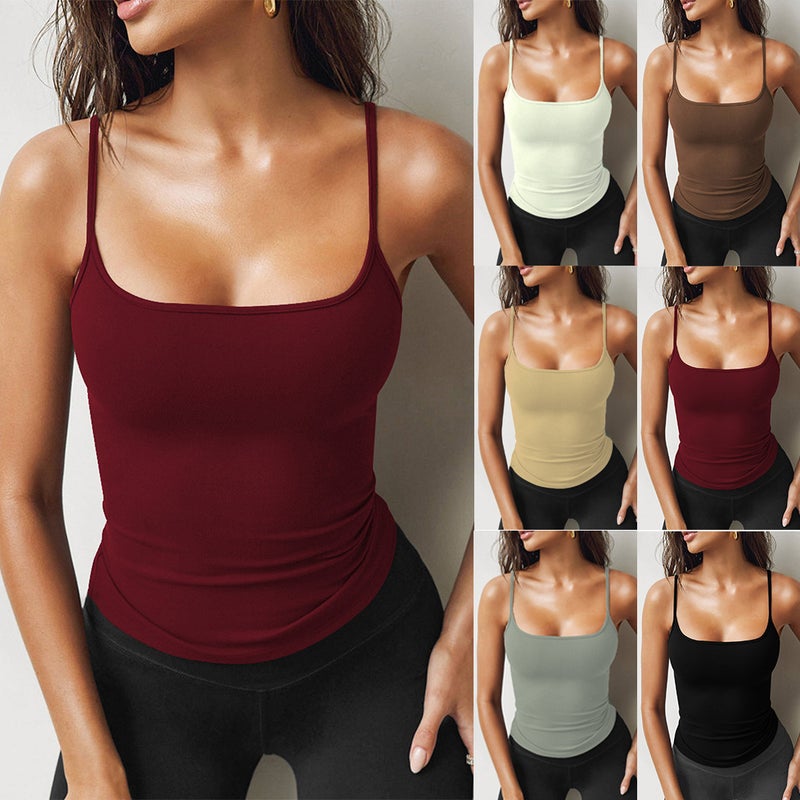 Women's Sleeveless Milk Silk Tank Top - Image 1