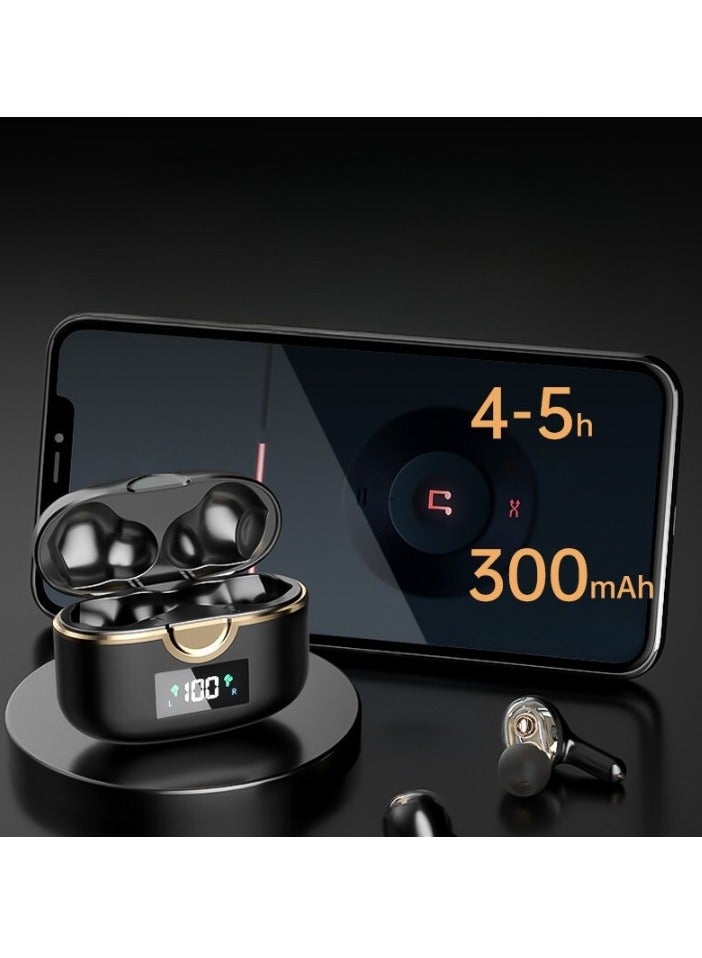 AROAQ سماعات أذن لاسلكية، سماعات أذن داخلية بتقنية البلوتوث وإلغاء الضوضاء، صوت واضح ومكبر صوت مزدوج، سماعة رأس T22tws ستيريو، (علامة T63 مزدوجة ENC لتقليل الضوضاء باللون الأبيض) - Image 2