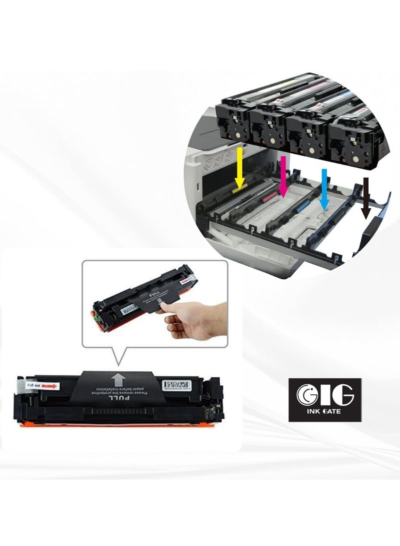 IG Compatible Cyan Toner Cartridge – 203A / 201A / Canon 045 / 054 – for HP M254dw, M281fdw, Canon MF641Cw, MF644Cdw (Up to 1,300 Pages) - Image 4