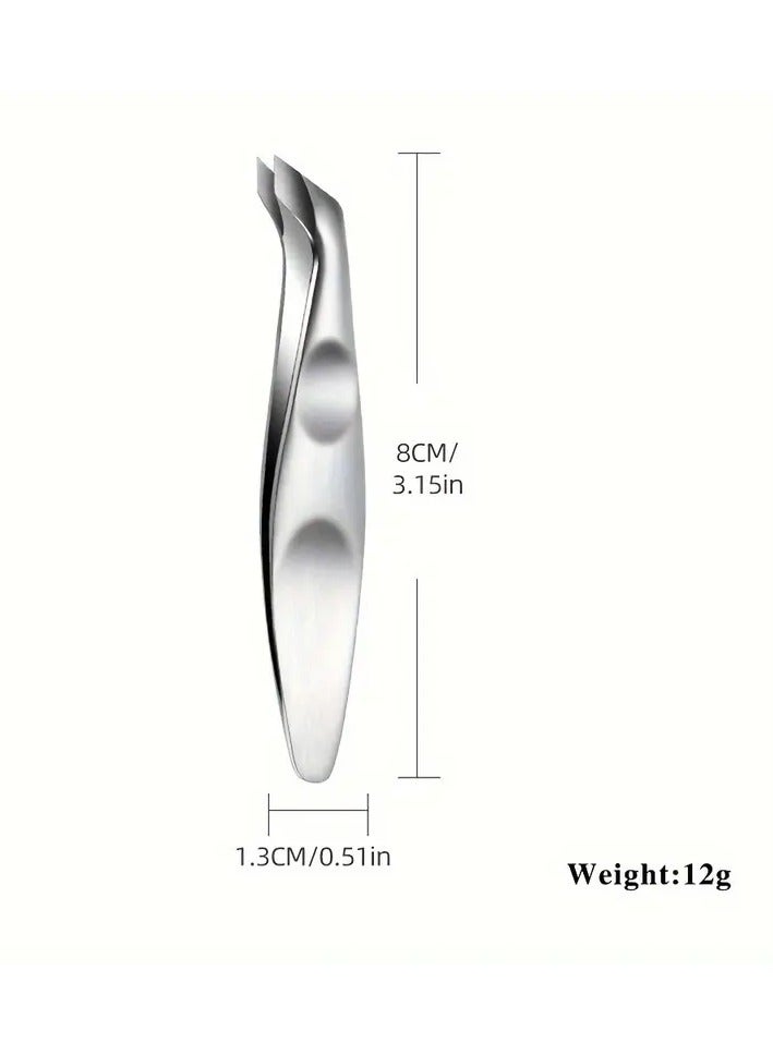يوكانبي مقص تقليم الجلد الزائد من الفولاذ المقاوم للصدأ 1 قطعة، قاطع دقيق لثني الجلد، مقبض غير قابل للانزلاق، أداة مهنية للعناية بالأظافر وإزالة الجلد الميت - Image 1