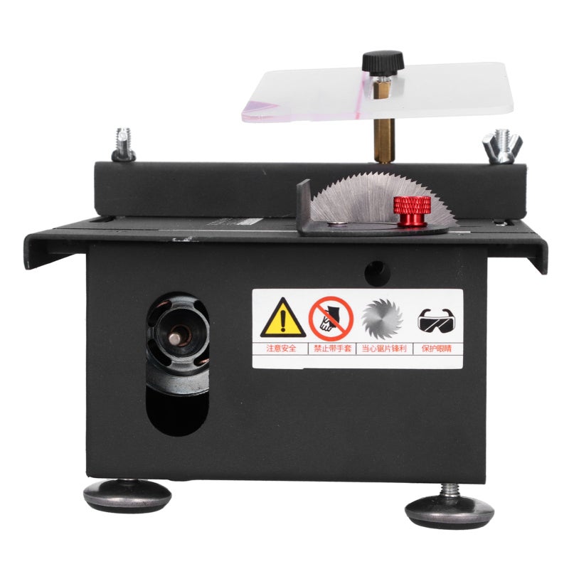 Table Saw: 100W 6000r/min Motor - 7-Speed Adjustable Slide Rail Woodworking Tool for Wood Aluminum Acrylic Cutting - Image 3