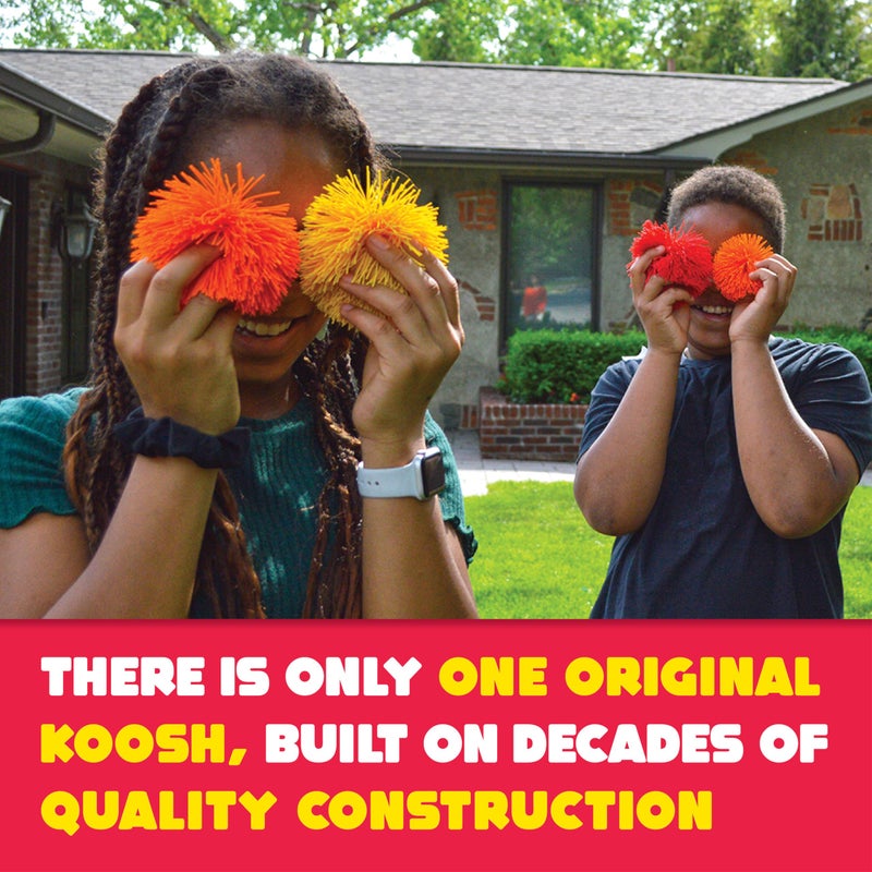 Koosh Balls 3 inch, 3 Pack Assorted Colors - Kids' Beach & Outdoor Fun, Ages 3+ - Image 5