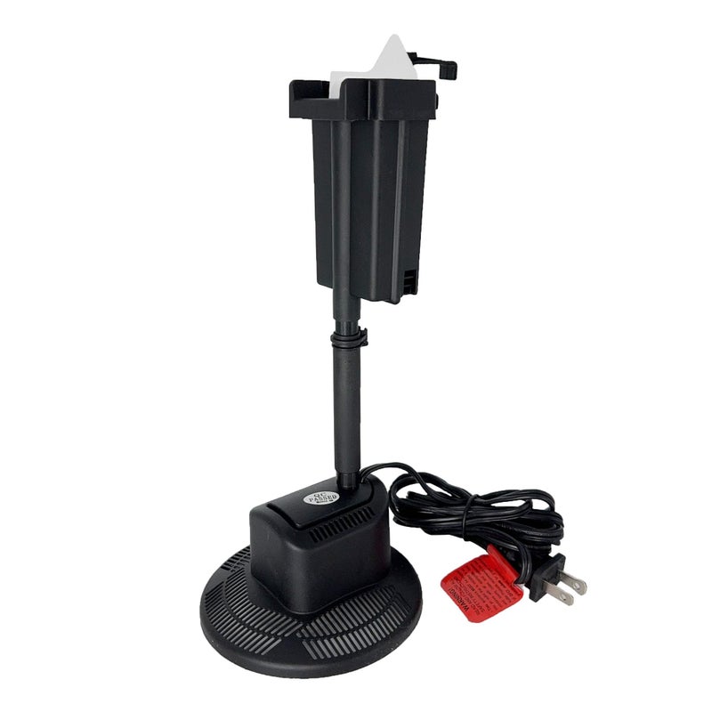 SW PRODUCTS Power Filter, Fish Tank Filter Pump for 3 to 12-Gallon Aquariums, Adjustable Flow Rate and Filter Height, Fits Koller Products Fish Tanks and Aquariums Up to 13â€ High - Image 1