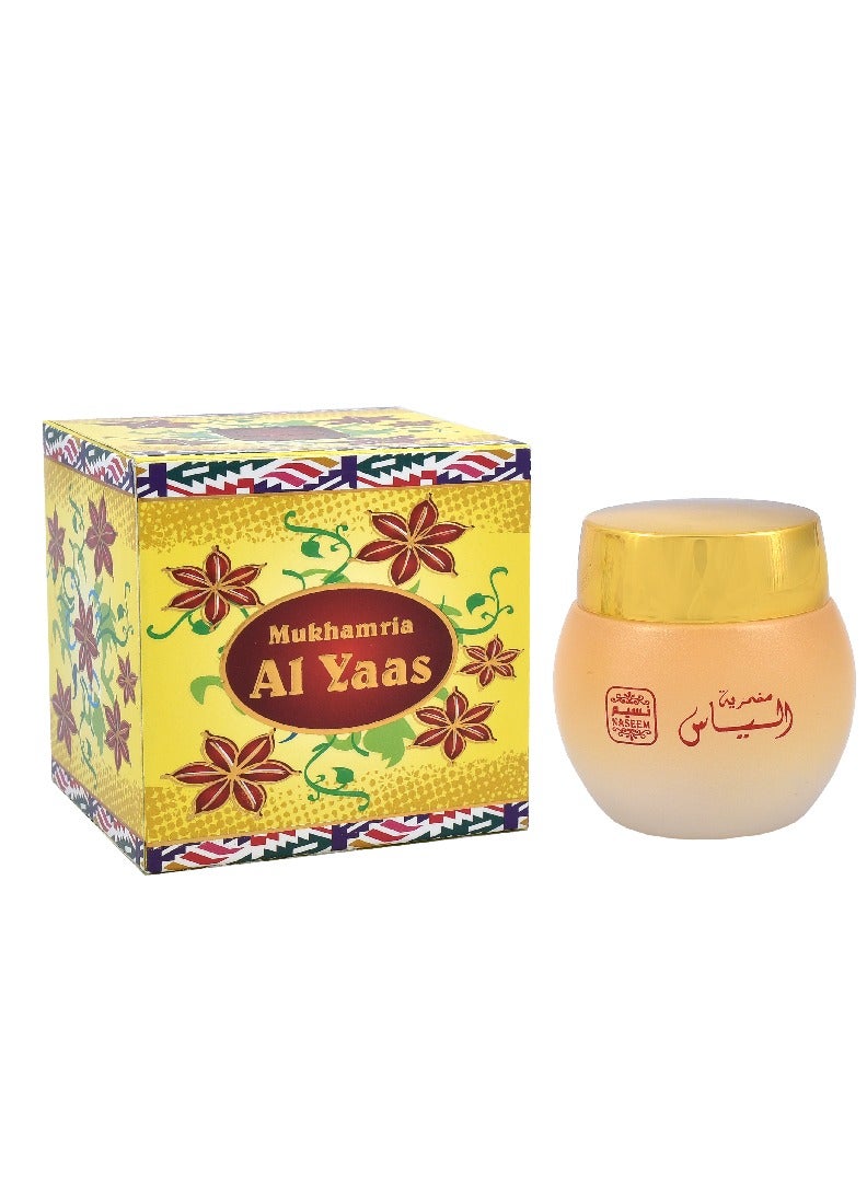 Naseem Al Yaas Mukhammaria 25ml - Unisex Balm Attar - Long Lasting Subtle Eau De Parfum for Men & Women - Captivating Fragrance, Perfect for Everyday Wear and Special Occasions