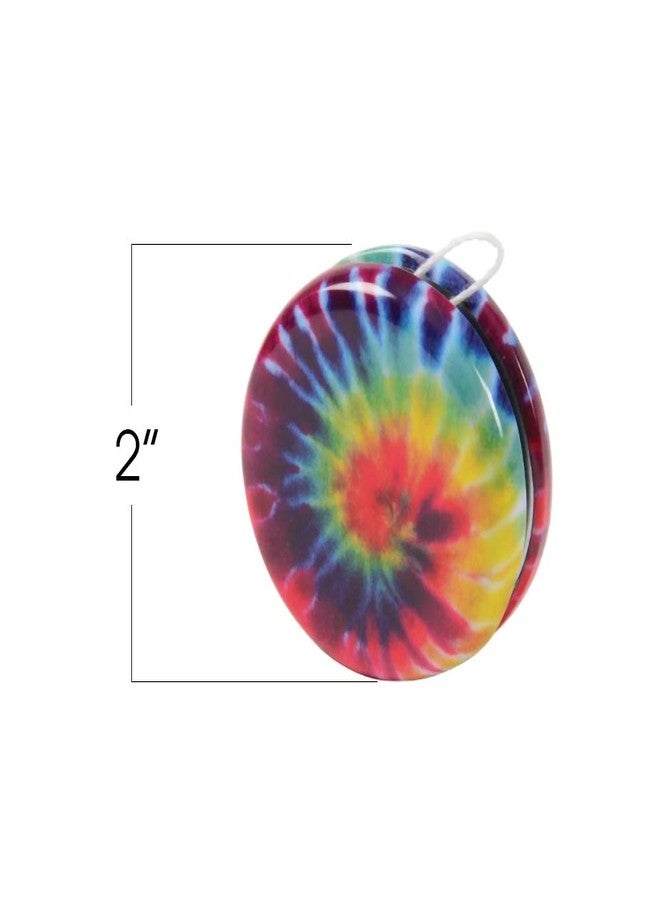 ArtCreativity Rainbow Yoyos for Kids, Pack of 12, Metal Yo-Yo Toys with Colorful Designs, Birthday Party Favors, Goodie Bag Fillers, Holiday Stocking Stuffers, Classroom Prizes - Image 3