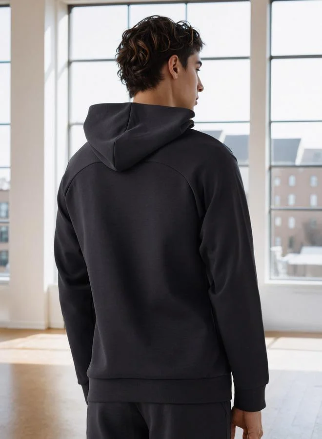 Splash Active  Textured Hooded Sweatshirt for Men | Best Price UAE