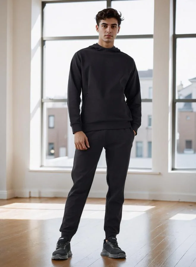 آكتف Textured Hooded Sweatshirt