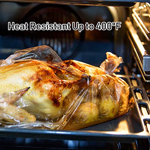 WRAPOK Oven Cooking Bags Medium Size Roasting Baking Bag for Meats Ham Ribs Poultry Seafood on Thanksgiving, 14 x 17 Inch - 15 Bags Total(Pack of 3) - Image 5