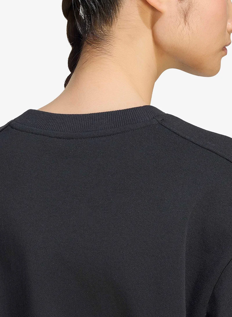 Adidas BLACK Small Logo Sweatshirt for Women | Best Price UAE