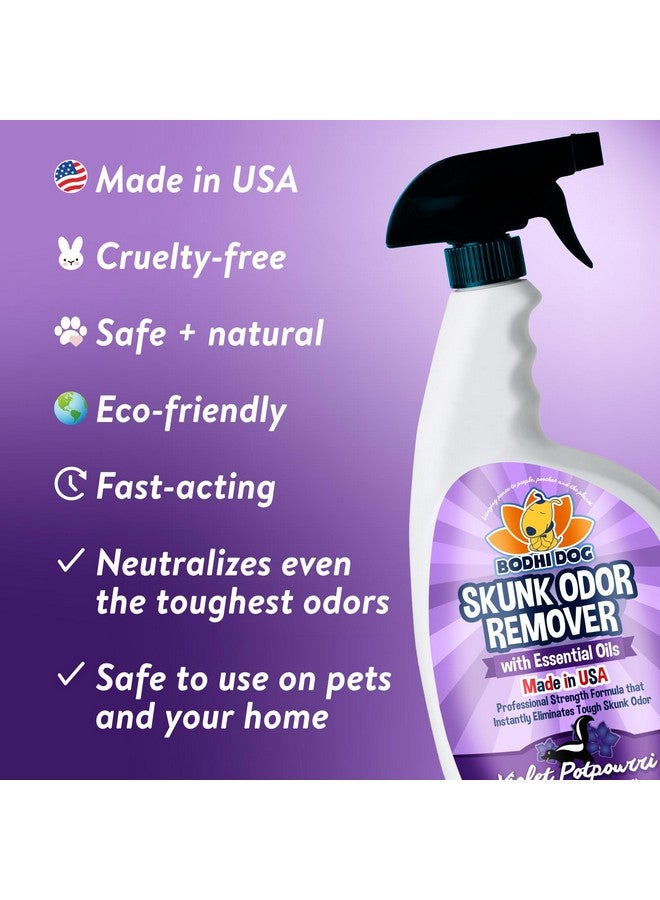 Bodhi Dog Bodhi Dog Pet Deskunk Spray Odor Eliminator- Skunk Smell Remover with Essential Oils for Dogs, Cats, Furniture, Carpet & Clothing - Safe, Non-Toxic Formula for Lasting Freshness (32 Fl Oz)  - Image 2