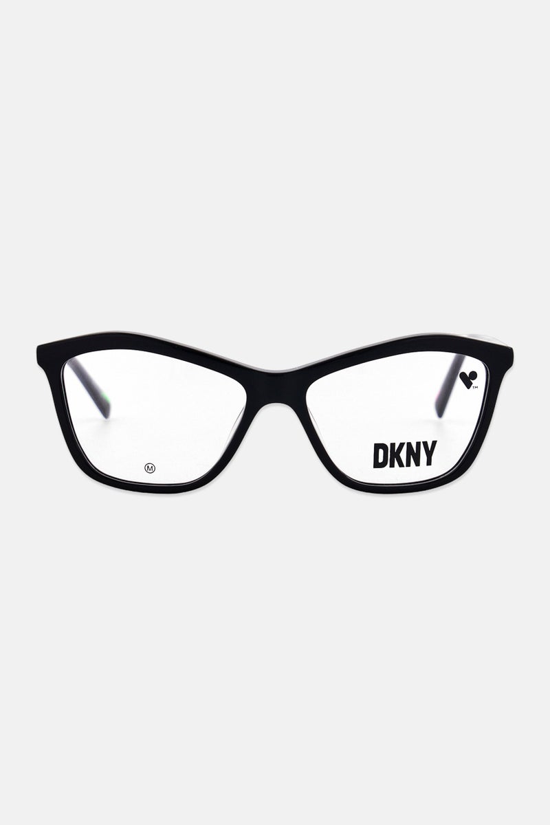 DKNY Women DK5056 Square Eyeglasses, Black - Image 1
