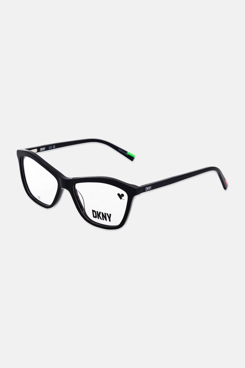 DKNY Women DK5056 Square Eyeglasses, Black - Image 3