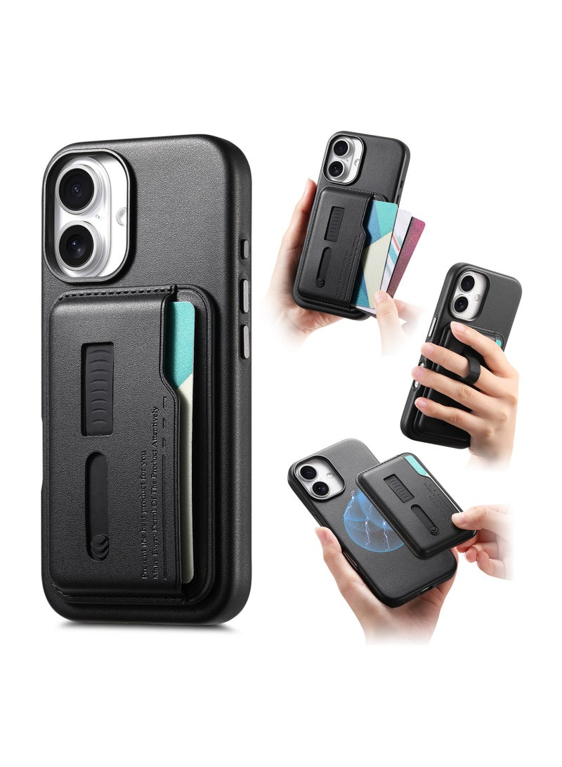 general Protective case for iPhone 17, 2-in-1 magnetic MagSafe card holder, drop-proof Precise fit, wireless charging compatible - Image 1