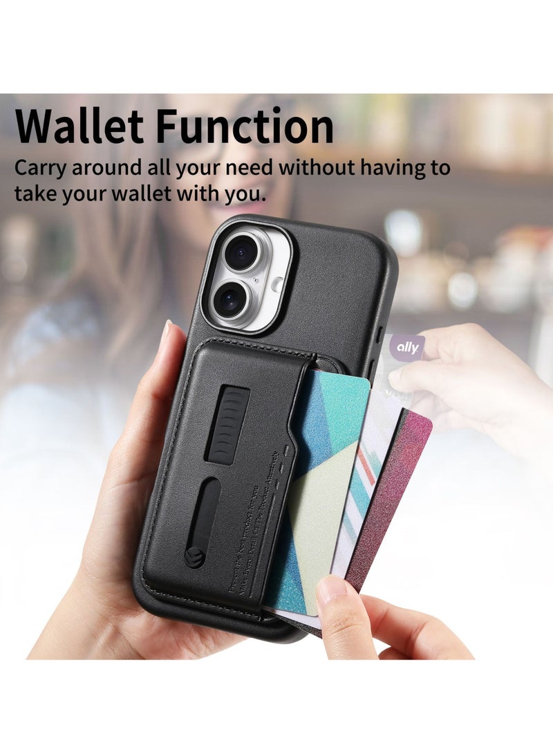 general Protective case for iPhone 17, 2-in-1 magnetic MagSafe card holder, drop-proof Precise fit, wireless charging compatible - Image 4