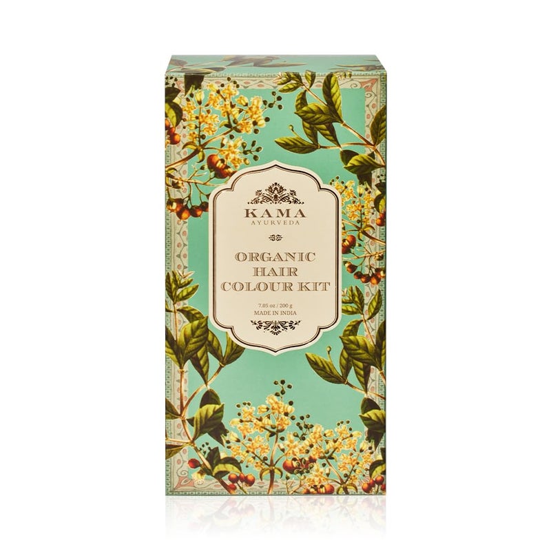 Kama Ayurveda ITM01361 Organic Hair Color Kit Hair Color Henna Powder and Indigo Powder 200g Multicolor Pack of 1 each - Image 1