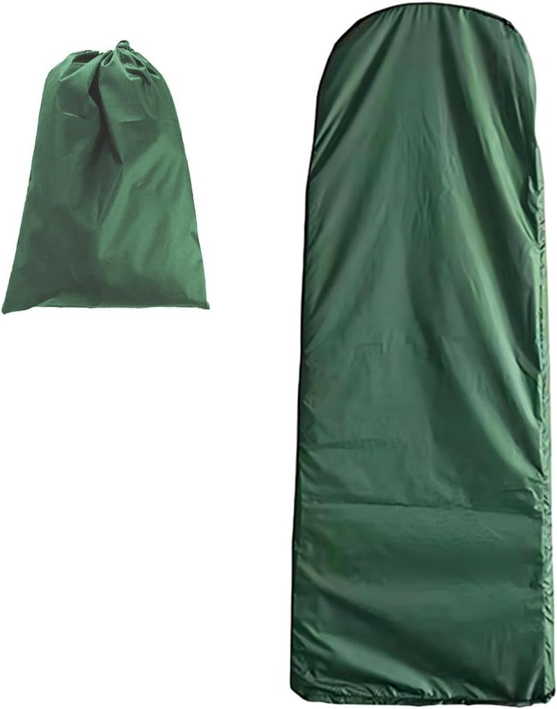 Folding Ladder Cover Case Waterproof Multifunctional Step Ladder Storage Bag Protector for Garden Indoor Farmhouse, Green, 50x195x12cm - Image 2