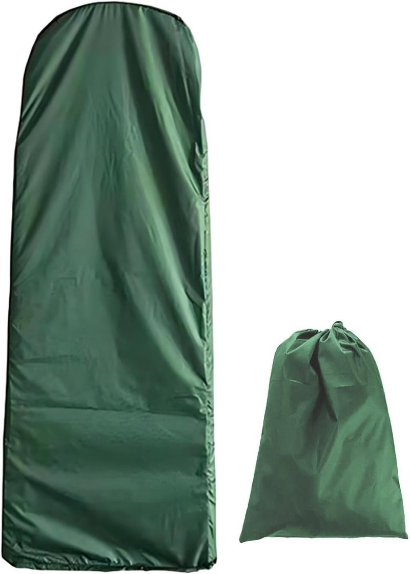 Folding Ladder Cover Case Waterproof Multifunctional Step Ladder Storage Bag Protector for Garden Indoor Farmhouse, Green, 50x195x12cm - Image 1