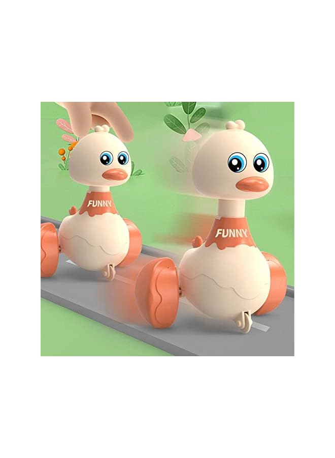 vesus ROLL Pull Back Cars | Cute Duck Inertial Car Toys | Interactive Early Educational Learning Toy for Boys and Girls, Learn To Climb, Birthday Gifts - Image 2
