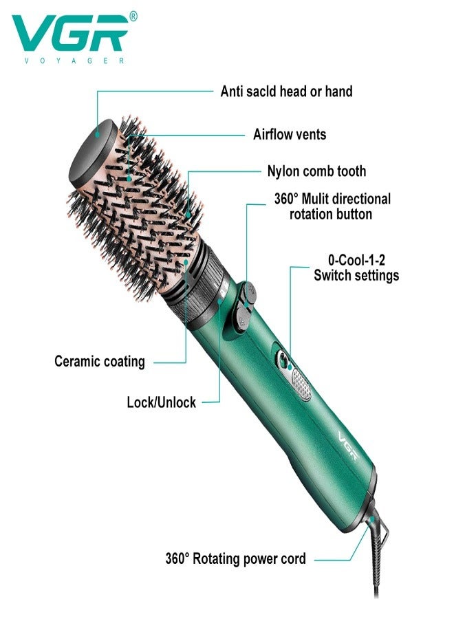 VGR V-498 Hot Air Comb 1000-1200W 2in1 Multicolour - Image 4