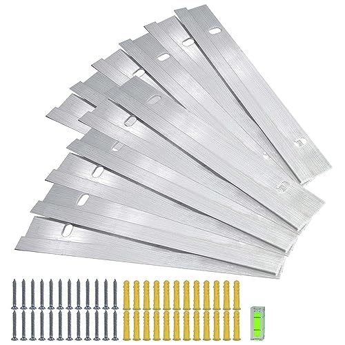 YEUIKERR 6 Pairs 12 pcs Cleat Picture Hanger 6 inch French Cleat Hanger Heavy Duty Aluminum Z Bar Clips Wall Mount Photo Frame Mirror Artwork - Image 1