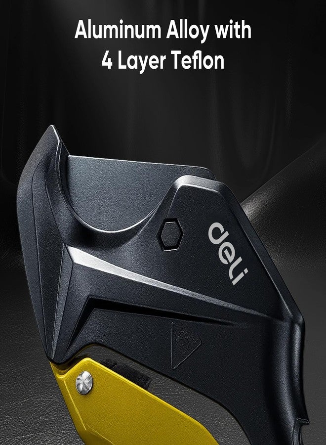 DELI PVC Pipe Cutter, Up to 2-1/2", Ratchet Pipe Shears Heavy-Duty, Pex Cutting Tool for Cutting PEX, PVC, PPR Plastic Hoses and Plumbing Pipe - Image 4