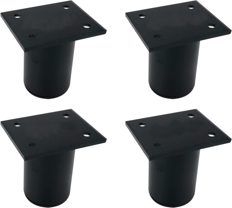 Dcloud Newtown Furniture Legs Metal Black Coffee Table Leg Support Legs Bedside Cabinet Legs TV Cabinet Sofa Legs 4 Piece Black 2 - Image 5