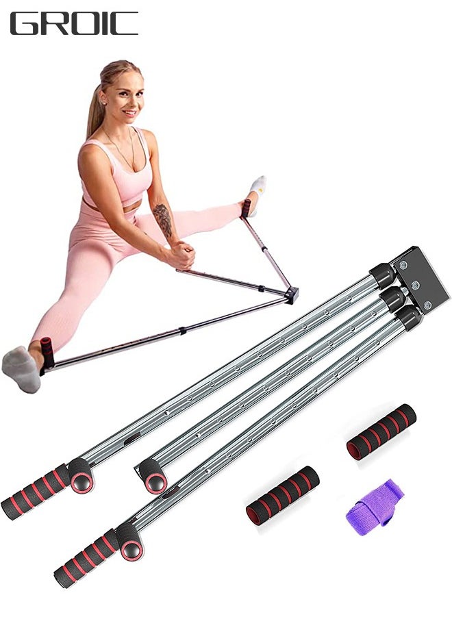 GROIC 3 Bar Adjustable Leg Stretcher Split Trainer Machine,Leg Split Stretching Machine - Increase Flexibility and Stretching - Equipment for Dance, Yoga, Martial Arts, MMA and Home Gym Exercise  - Image 1