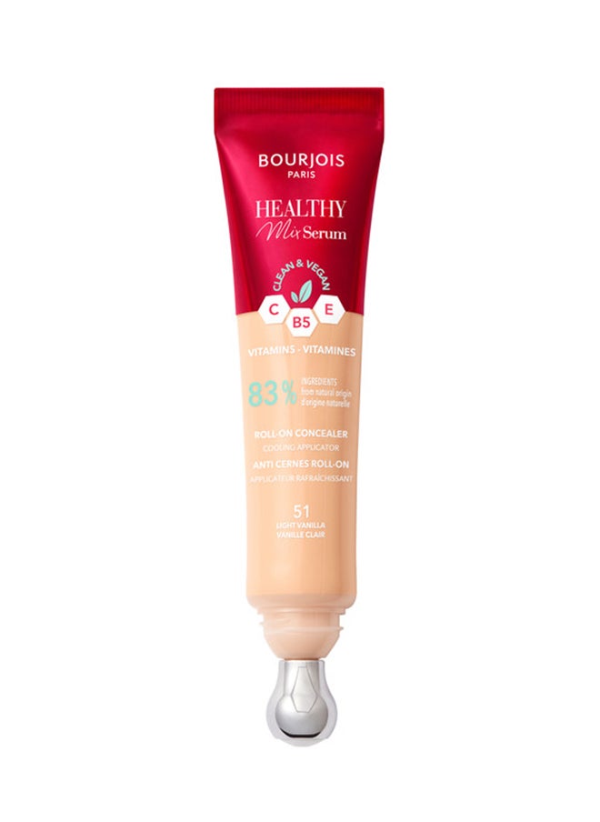 BOURJOIS PARIS مصل إخفاء العيوب 2 في 1 من هيلثي ميكس - فانيليا فاتحة، 11 مل  - Image 1