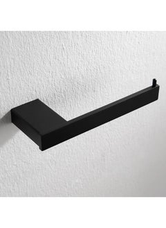 Modern black wall mounted bathroom toilet paper holder SUS304 stainless steel