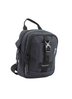 Discovery Discovery SHIELD RPET Polyester Utility Bag Black, Zipper Compartment Casual Shoulder Bag For Men And Women Removable Shoulder Strap Secure RFID Pocket  - Image 5