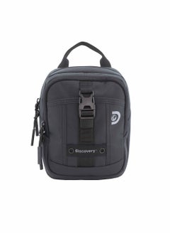 Discovery Discovery SHIELD RPET Polyester Utility Bag Black, Zipper Compartment Casual Shoulder Bag For Men And Women Removable Shoulder Strap Secure RFID Pocket  - Image 1