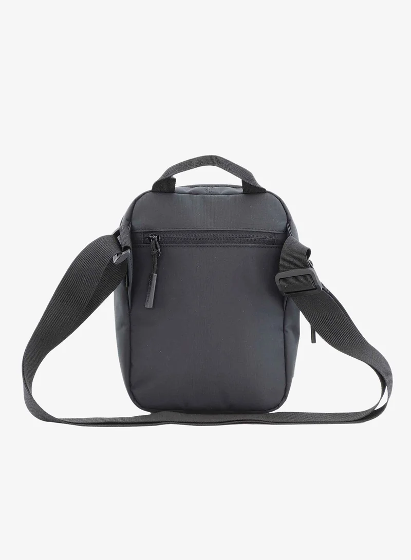Discovery Black Discovery SHIELD RPET Polyester Utility Bag Black, Zipper Compartment Casual Shoulder Bag For Men And Women Removable Shoulder Strap Secure RFID Pocket  | Best Price UAE