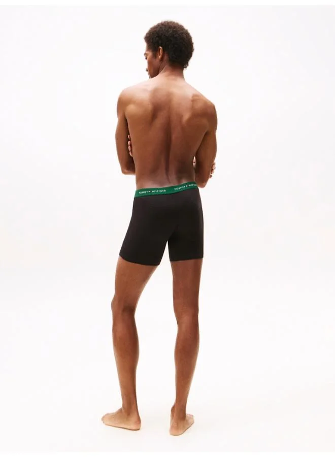 تومي هيلفيغر 3-Pack Signature Logo Waistband Boxer Briefs