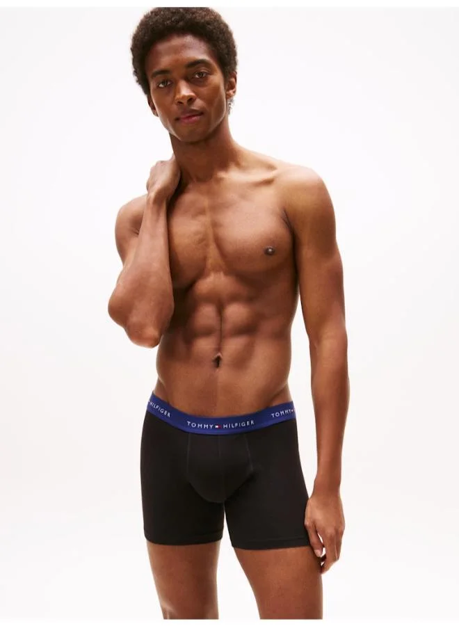 تومي هيلفيغر 3-Pack Signature Logo Waistband Boxer Briefs