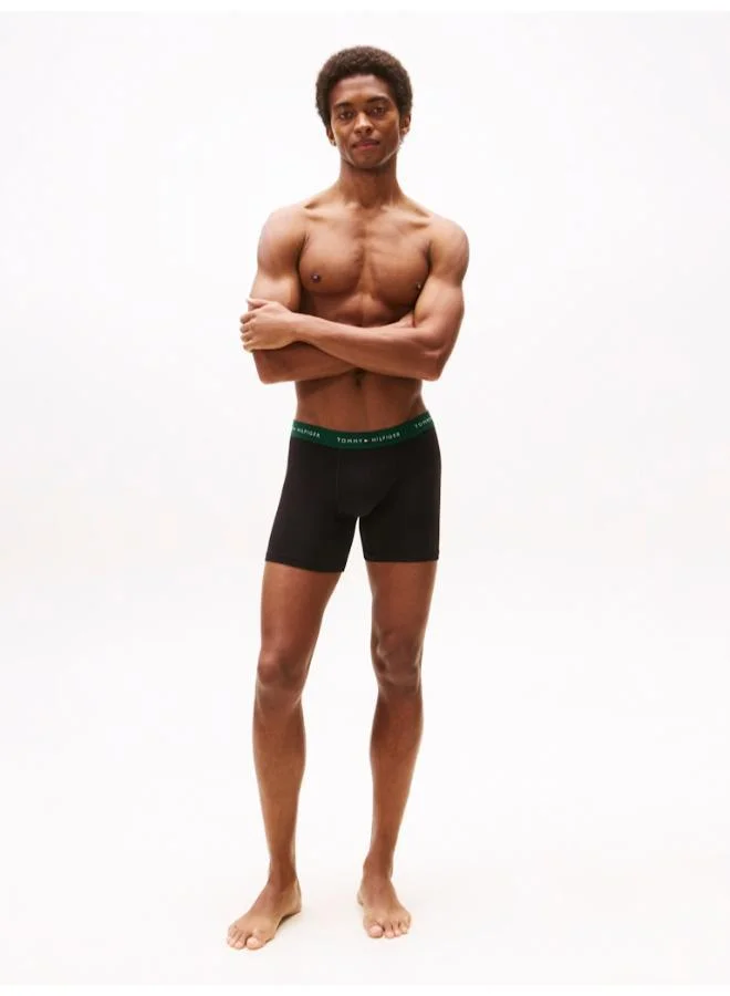 TOMMY HILFIGER 3-Pack Signature Logo Waistband Boxer Briefs