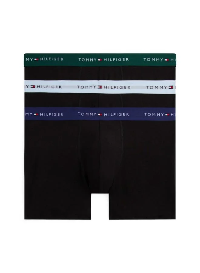 TOMMY HILFIGER 3-Pack Signature Logo Waistband Boxer Briefs