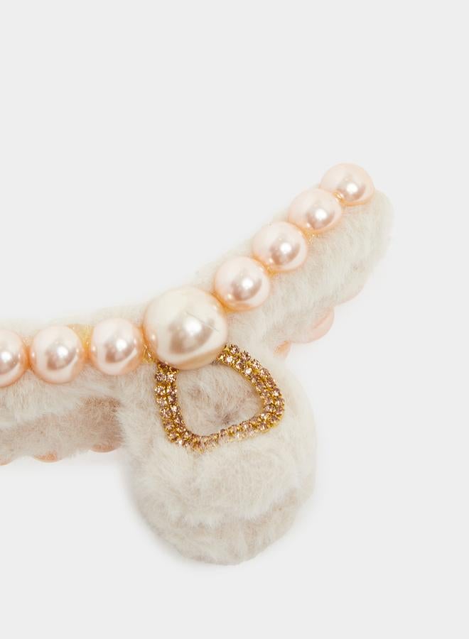 ستايلي مشبك شعر منمق بلؤلؤ صناعي - Image 4