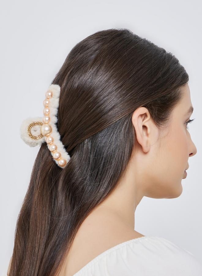 ستايلي مشبك شعر منمق بلؤلؤ صناعي - Image 2