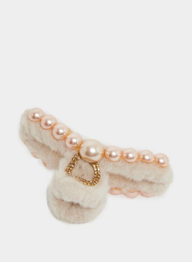 ستايلي مشبك شعر منمق بلؤلؤ صناعي - Image 1