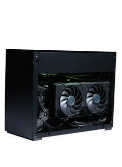 NANOTECH كمبيوتر ألعاب صغير NANOTECH، Intel Core i5-12400F، DDR4 32GB(2*16) 3200MHz، Nvidia RTX4060 8GB(DUAL FAN)، 1TB NVMe M.2 SSD، AIO 2 Fan Liquid Cooler، 850W Platinum PSU، Windows 11 Pro  - Image 3