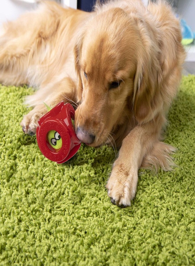 جو دوج مجموعة goDog Holiday Collection 2 في 1 لعبة قفص وكرة مع لعبة Furballz القطيفة الصاخبة - أحمر، صغير - Image 2