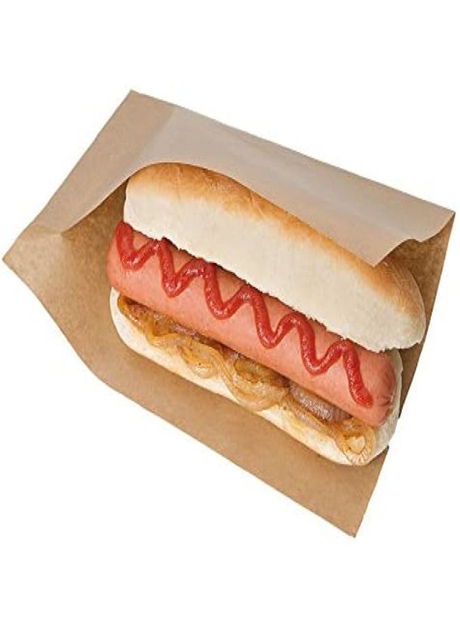 إس إن إتش باكينج ورق ساندويتش ملفوف بني مضاد للدهون 50 قطعة - Image 4