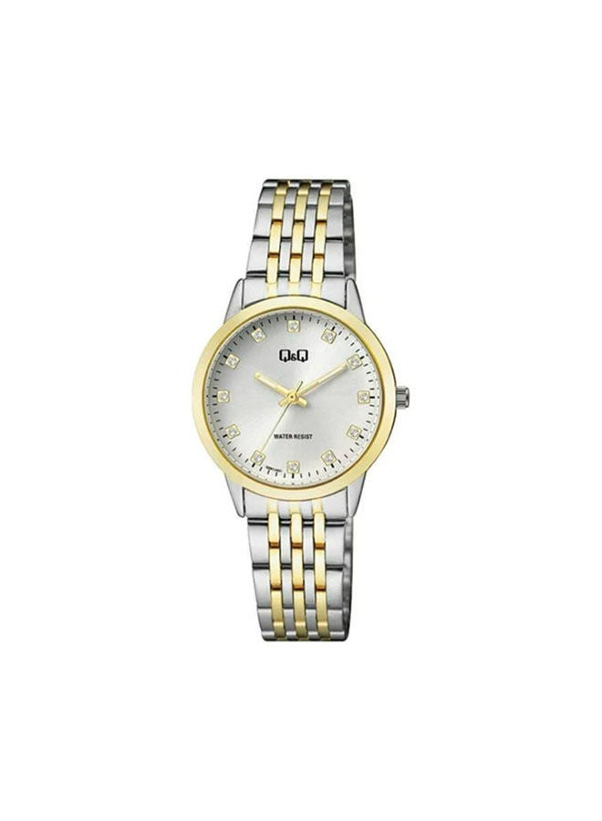 كيو آند كيو ساعة يد من ستانلس ستيل بعقارب QZ81J401Y - Image 1
