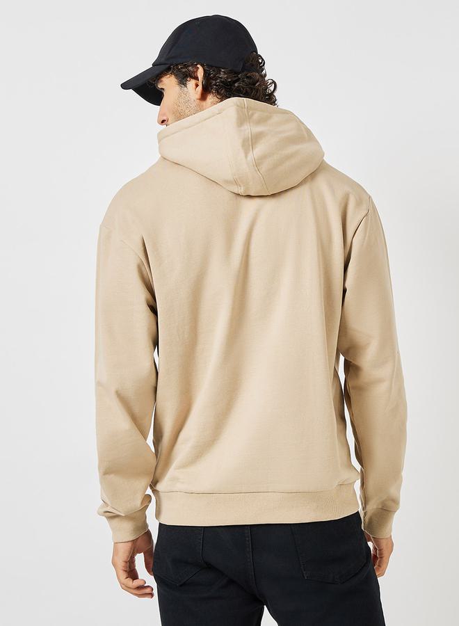 ستايلي هودي فليس بقصة مريحة وجيب كنغر - Image 4