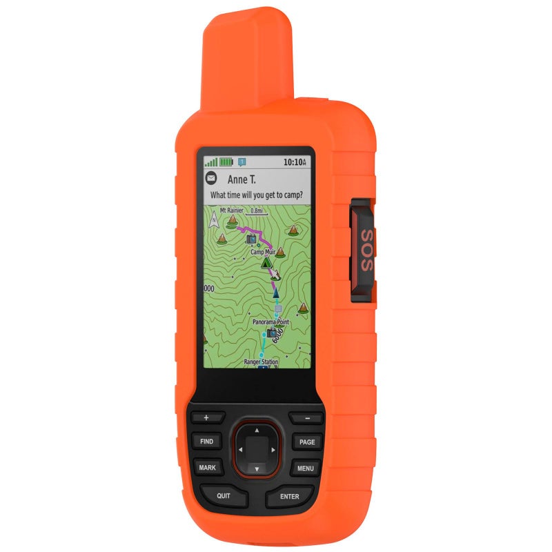 غطاء سيليكون واقي أخضر فلوري لجهاز كمبيوتر الدراجات 66i مقاوم للماء مع قبضة مريحة - Image 4