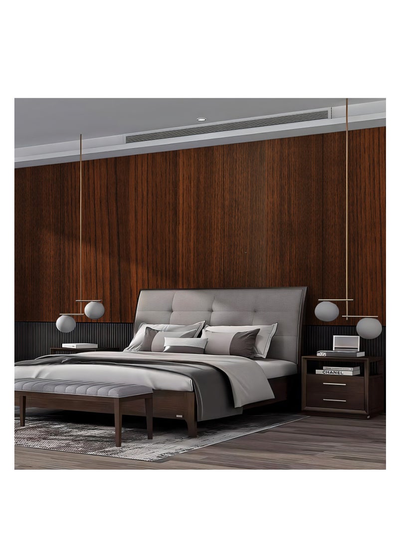 Black Walnut Wood Colored Contact Paper, Peel and Stick Self-Adhesive Wallpaper, Decorative Vinyl Waterproof, 300 x 40cm  - Image 2