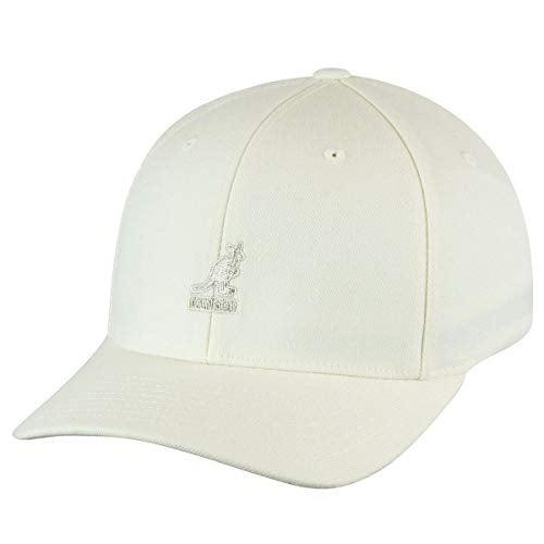 KANGOL قبعة بيسبول مرنة من كنجول للرجال والنساء، كبيرة-كبيرة جداً، بيضاء - Image 3