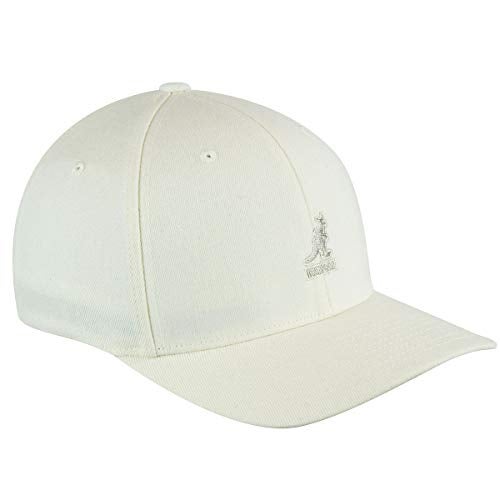 KANGOL قبعة بيسبول مرنة من كنجول للرجال والنساء، كبيرة-كبيرة جداً، بيضاء - Image 4