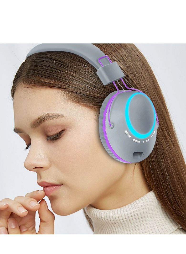 GULFLINK Bluetooth Wireless Headphones For Teens Adults Purple - Image 1