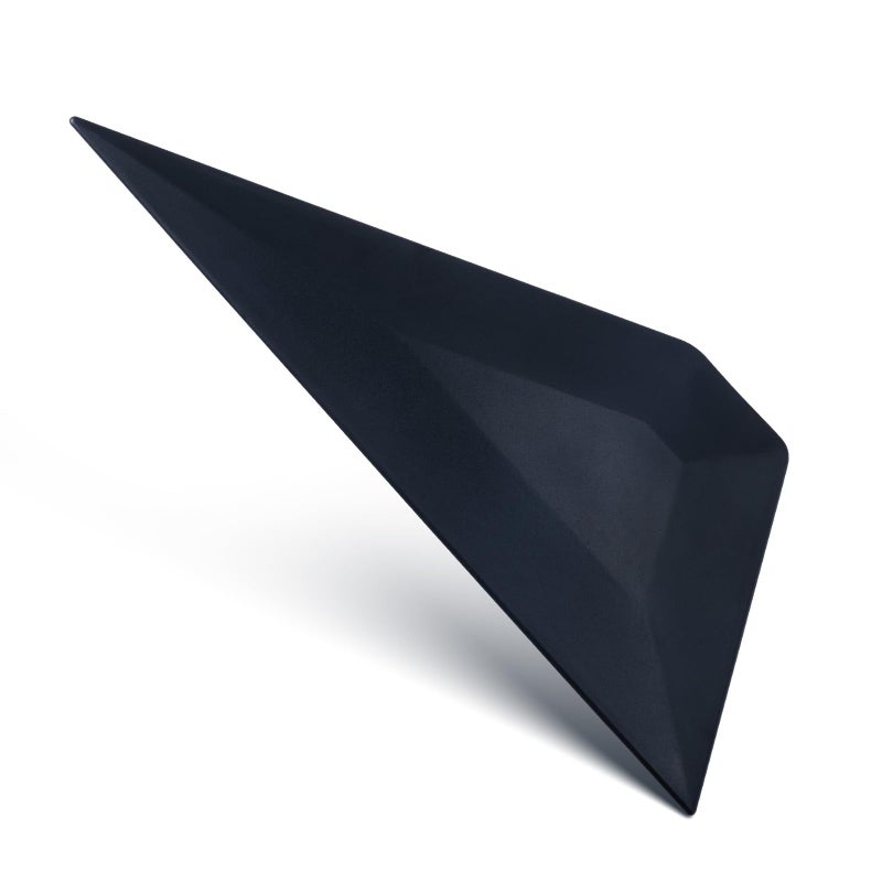 FOSHIO Small Squeegee Window Tinting Tools Triangle Car Wrap Vinyl Tucking Tool for Wrapping Wallpaper Smoothing Film Application Kit Black